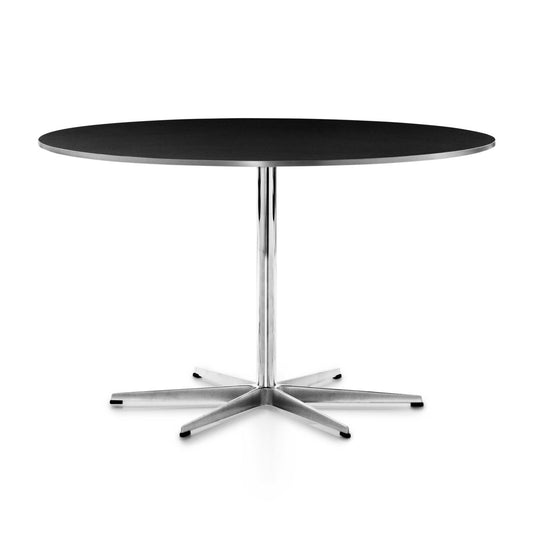 A825 Circular Pedestal Table | White Laminate Top