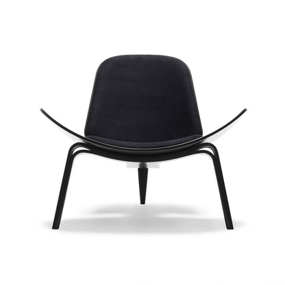 CH07 Shell Chair | Haired Cowhide Brown/White