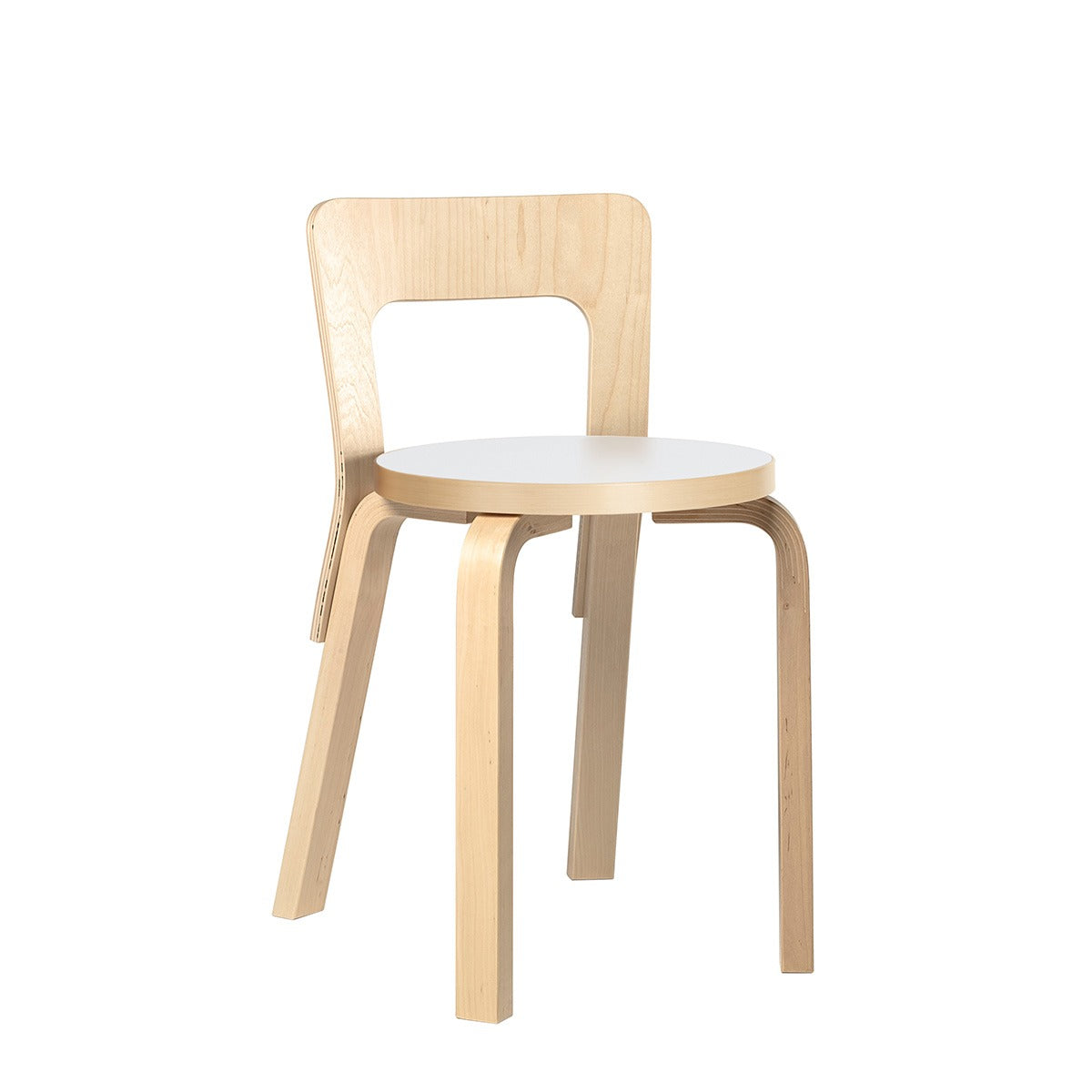 65 Chair | White Laminate Seat