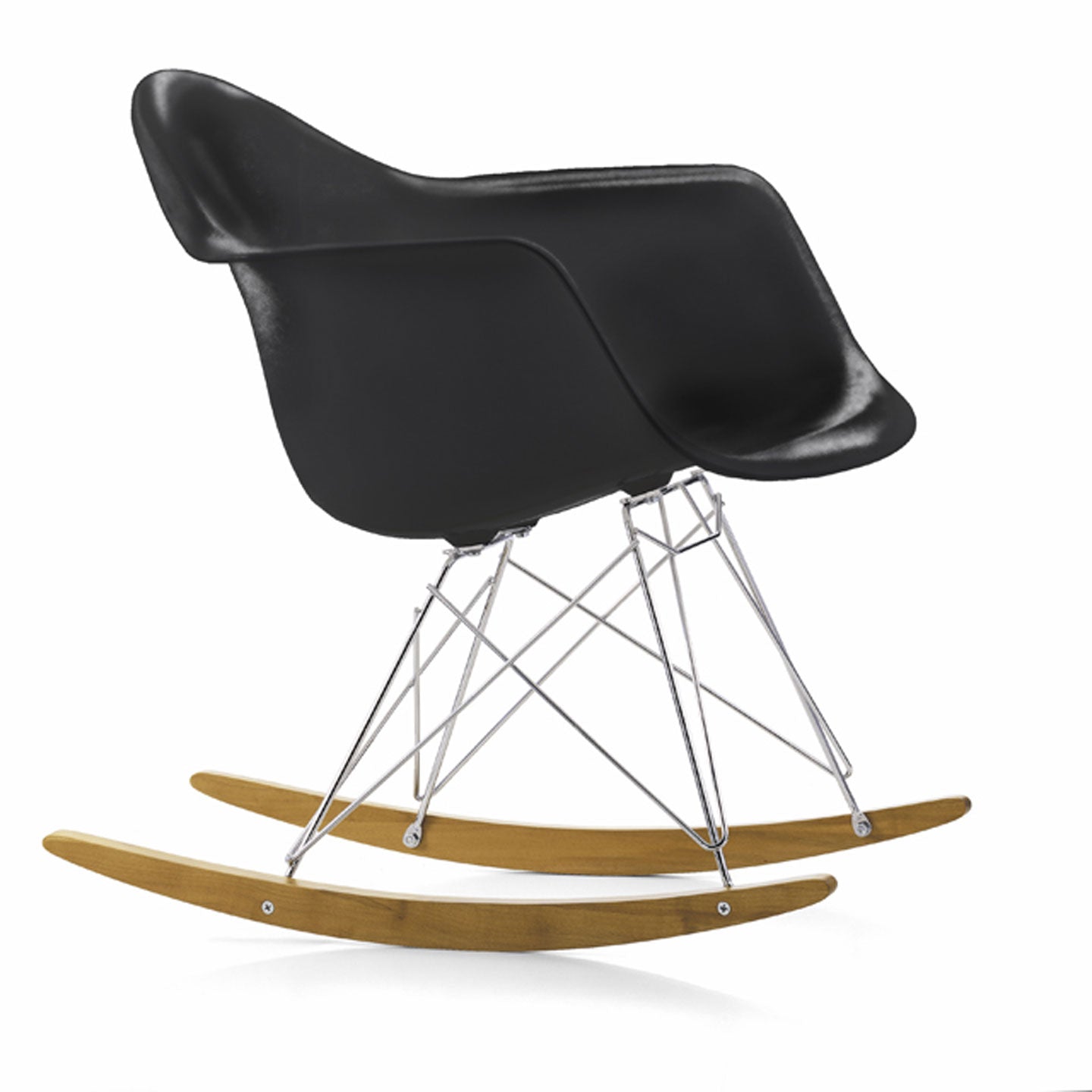 RAR Eames Plastic Armchair | Polypropylene Seat Shell in Deep Black