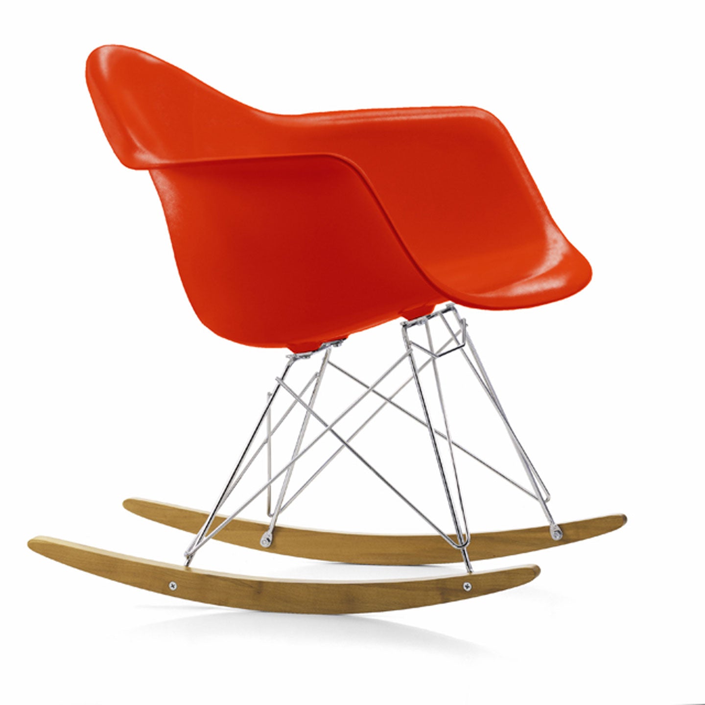 RAR Eames Plastic Armchair | Polypropylene Seat Shell in Poppy Red