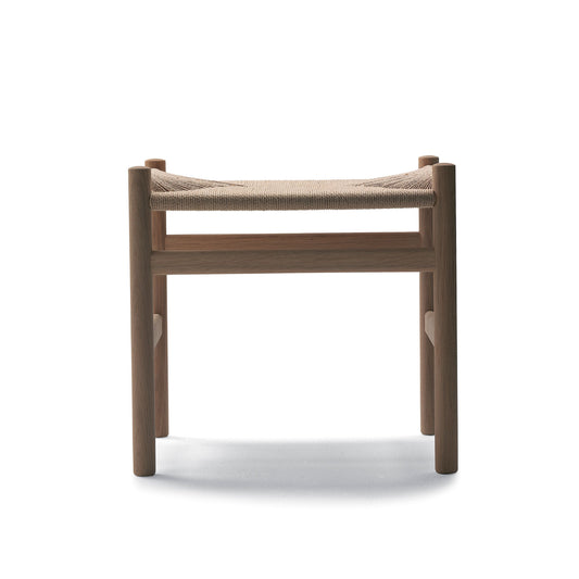 CH53 Stool | Black Lacquered Oak Frame