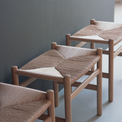 CH53 Stool | Soaped Natural Oak Frame