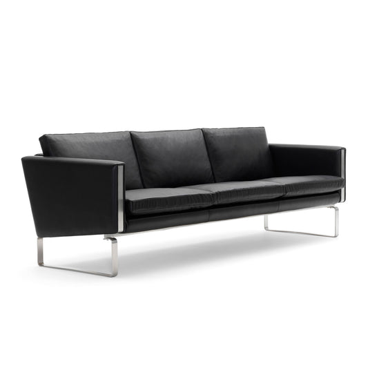 CH103 3 Seat Sofa | Leather Thor 300 Cream