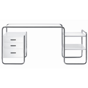 S285 Desk | White Lacquered Ash