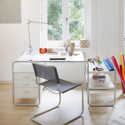 S285 Desk | White Lacquered Ash