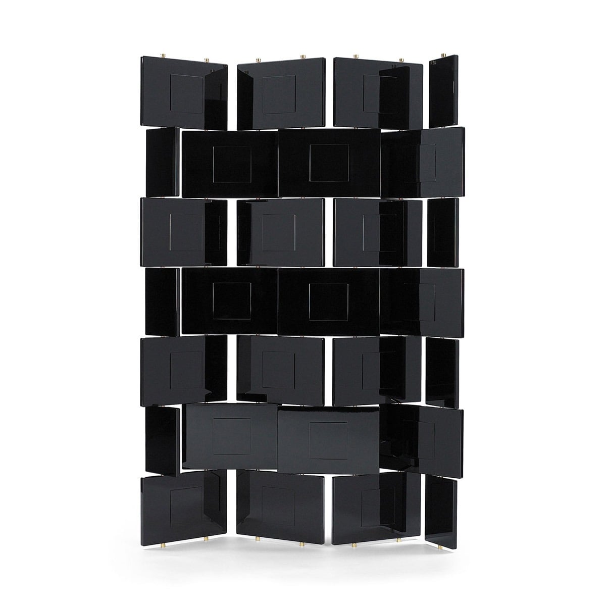 Eileen Gray Brick Screen | Black Hand-lacquered Panels