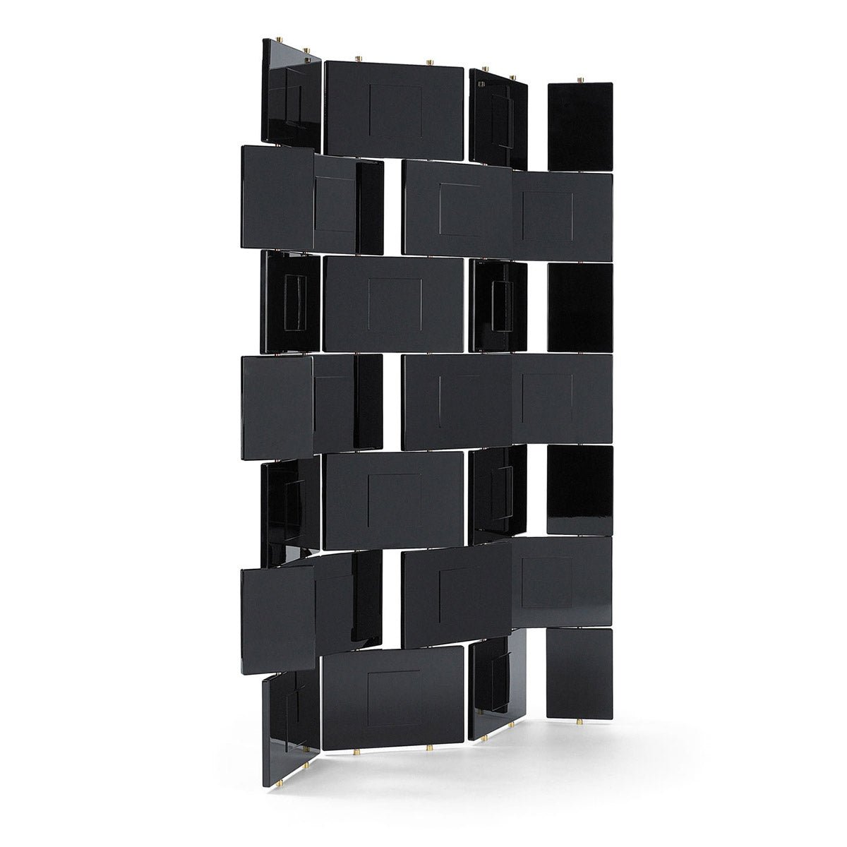 Eileen Gray Brick Screen | Black Hand-lacquered Panels