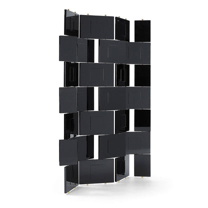 Eileen Gray Brick Screen | Black Hand-lacquered Panels