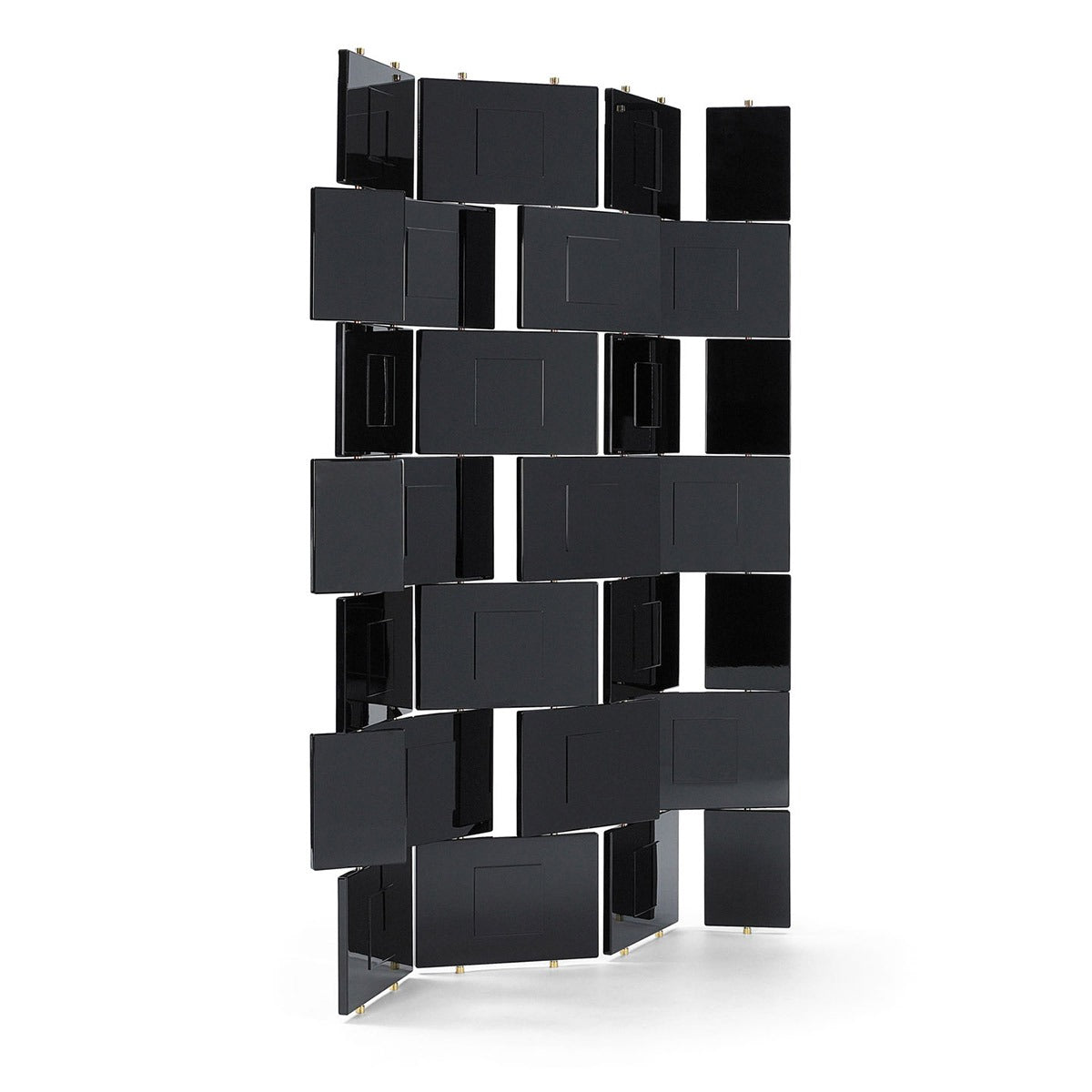 Eileen Gray Brick Screen | Black Hand-lacquered Panels