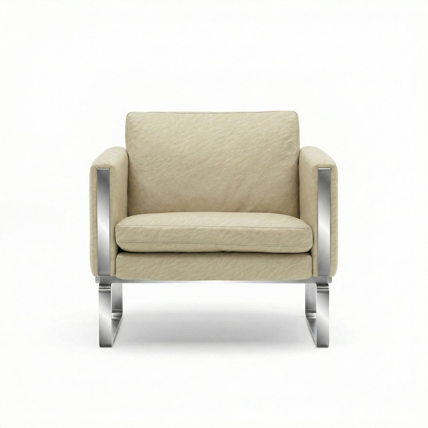 CH101 Armchair | Leather Thor 300 Cream - Generated