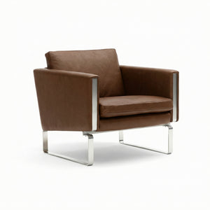 CH101 Armchair | Leather Thor 307 Cognac - Generated