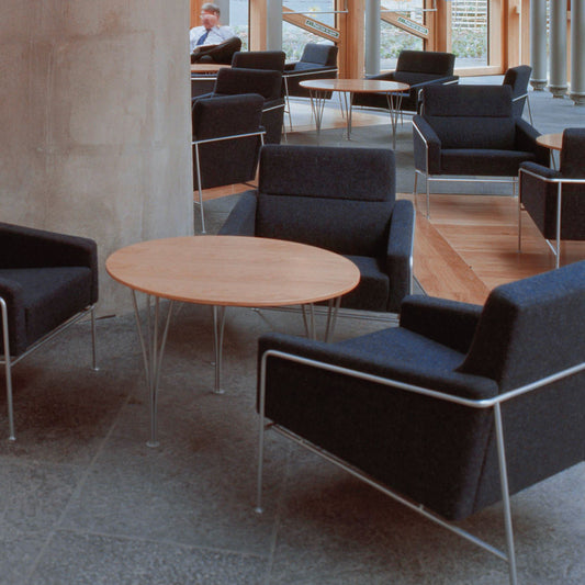 Series 3300 Armchair | Fame 60078 Steel Grey Upholstery