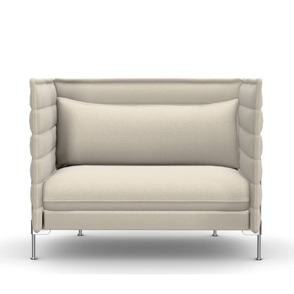 Alcove Love Seat Sofa | Credo 01 Cream Fabric