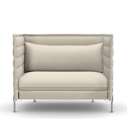 Alcove Love Seat Sofa | Credo 01 Cream Fabric