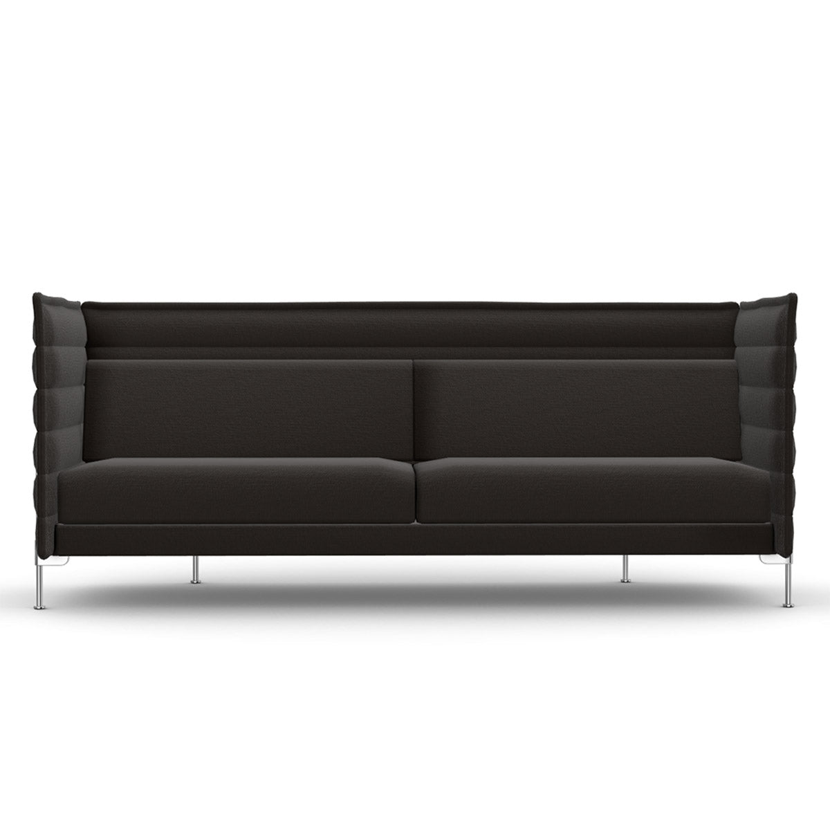 Alcove 3 Seat Sofa | Credo 05 Chocolate/Black Fabric