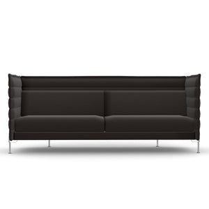Alcove 3 Seat Sofa | Credo 05 Chocolate/Black Fabric