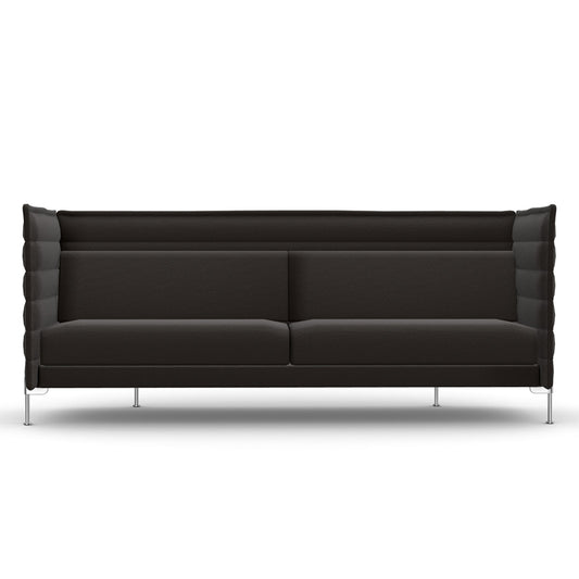 Alcove 3 Seat Sofa | Credo 05 Chocolate/Black Fabric