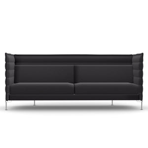 Alcove 3 Seat Sofa | Credo 06 Anthracite/Elephant Fabric
