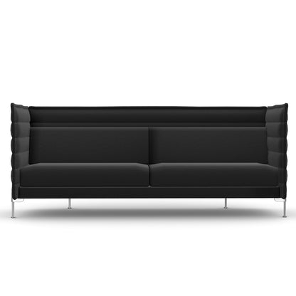 Alcove 3 Seat Sofa | Credo 07 Black/Anthracite Fabric