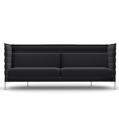 Alcove 3 Seat Sofa | Credo 08 Dark Blue/Black Fabric