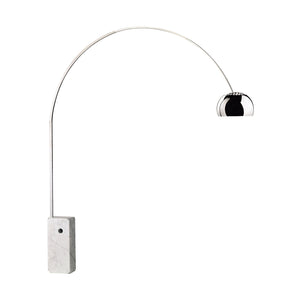 Arco LED Floor Lamp | White Marble