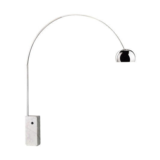 Arco LED Floor Lamp | White Marble