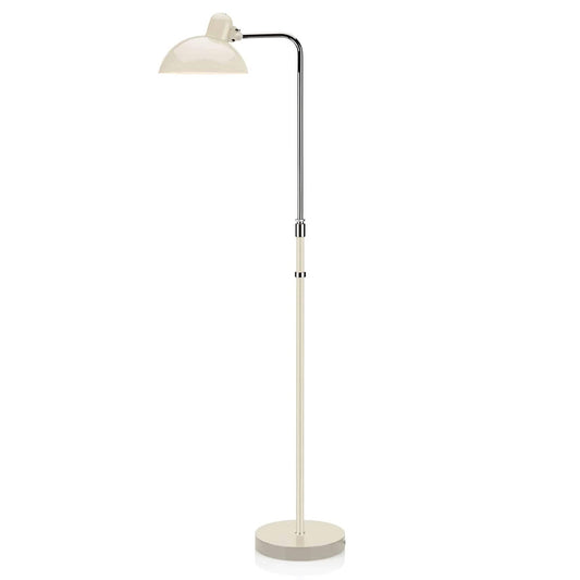 Kaiser Idell 6580 Floor Lamp | Gloss Ivory Shade and Base