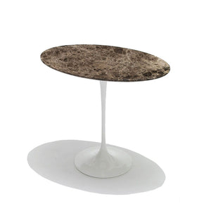 Saarinen Side Table | Brown Emperador Marble Top