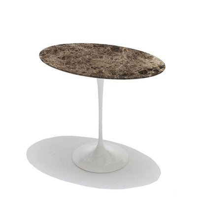 Saarinen Side Table | Brown Emperador Marble Top