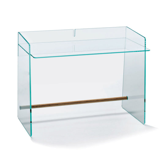 Pirandello Large Dressing Table | Extralight Transparent Glass