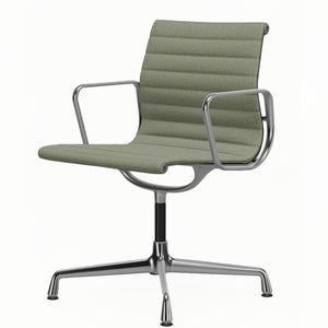 Aluminium Group EA 103 Chair | Ivory/Forest 87 Hopsak Upholstery