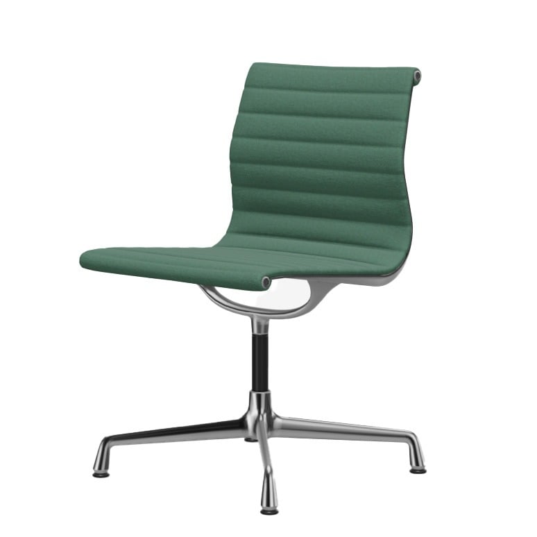 Aluminium Group EA 101 Chair | Mint/Forest 86 Hopsak Upholstery