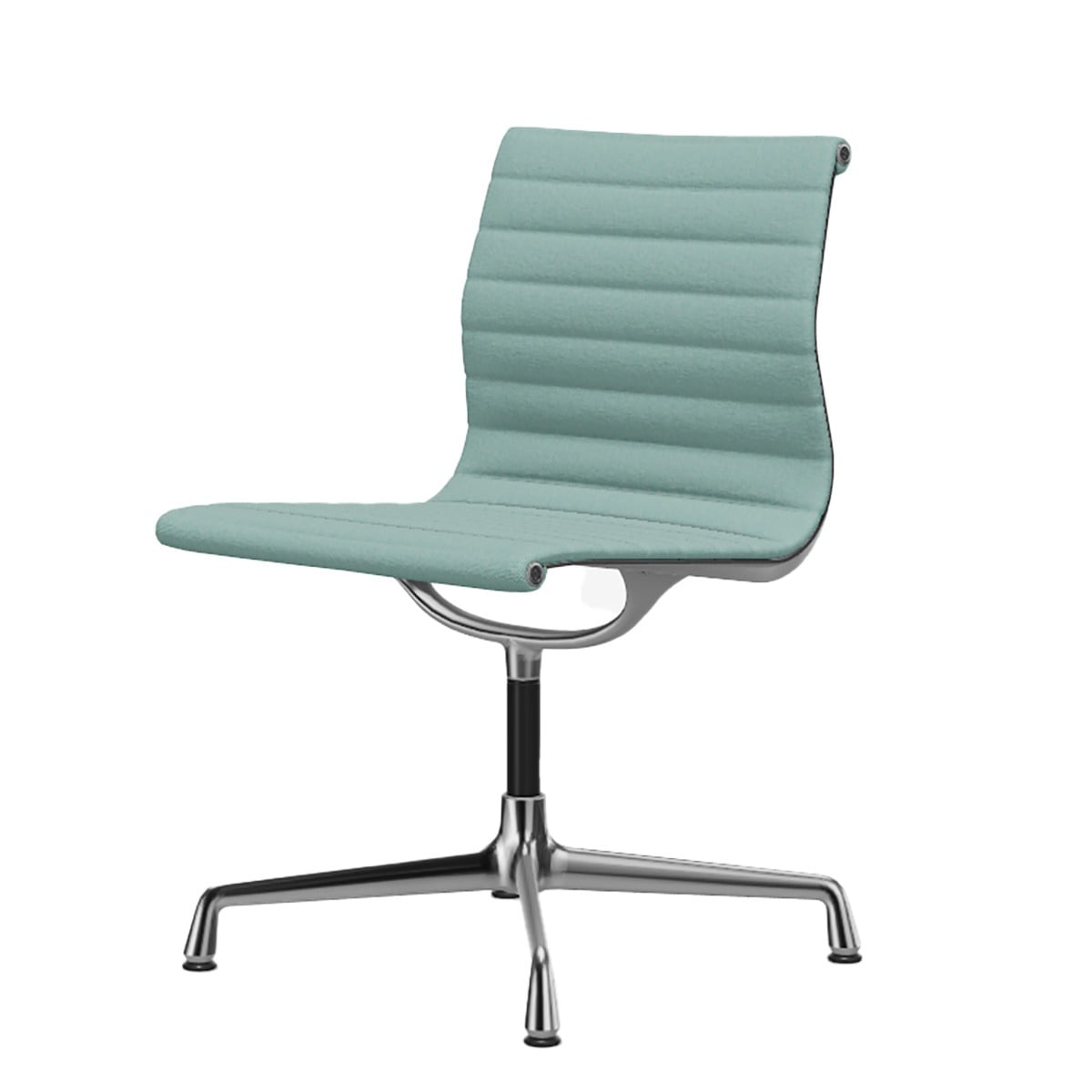 Aluminium Group EA 101 Chair | Mint/Ivory 85 Hopsak Upholstery