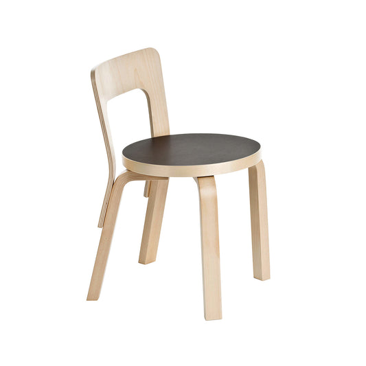 N65 Childrens Chair | Black Linoleum Seat