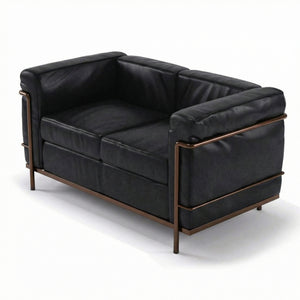 2 Grand Confort Petit Mod 2 Seat | Graphite Leather 13X414 - Generated