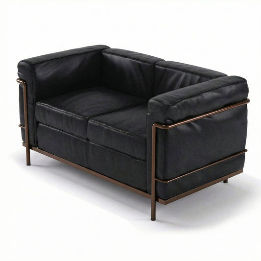 2 Grand Confort Petit Mod 2 Seat | Graphite Leather 13X414 - Generated