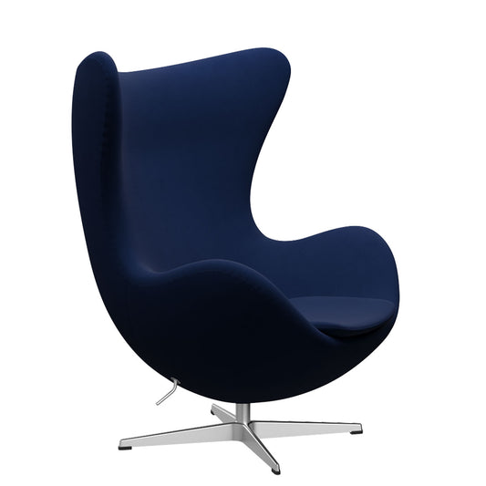 Egg Chair | Oxford Blue Fame 66071 Seat and Back