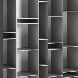 Random Bookcase | Grey Medium Lacquer
