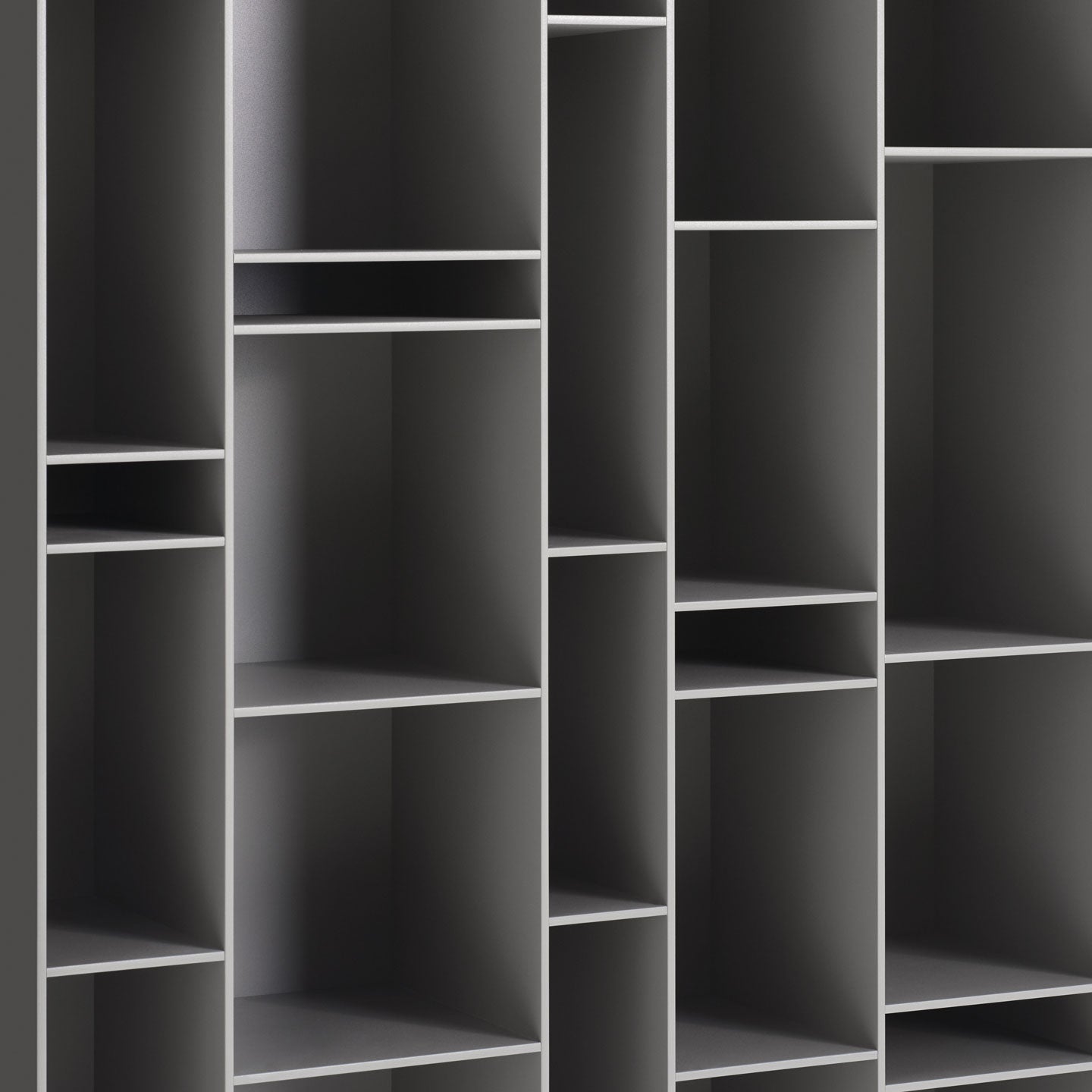 Random Bookcase | Grey Medium Lacquer