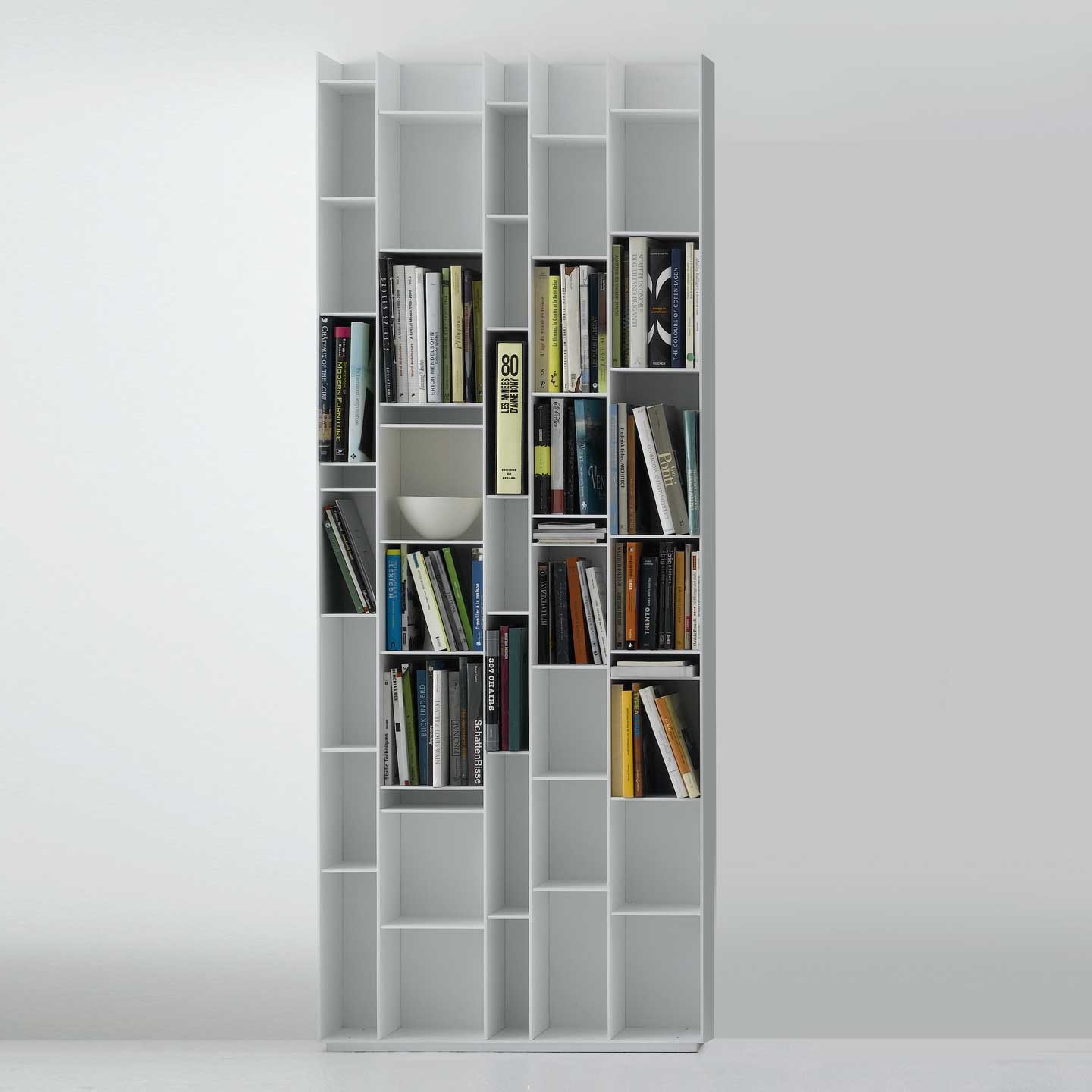 Random Bookcase | White Matt Lacquer