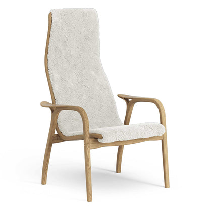 Lamino High Back Chair | Sheepskin Off White