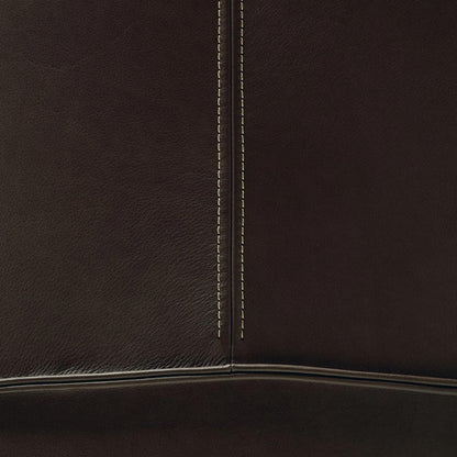 Archibald Armchair | Dark Brown Leather Upholstery Soul Ray