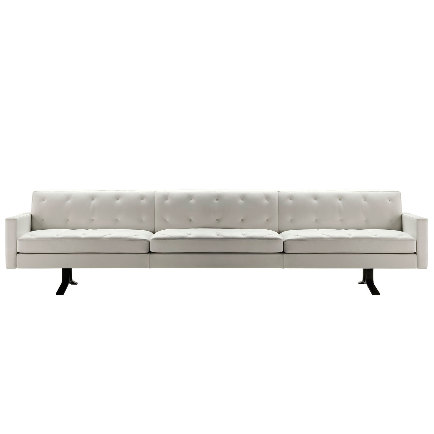 Kennedee 3 Seat Sofa | Ivory PFCS Leather 01