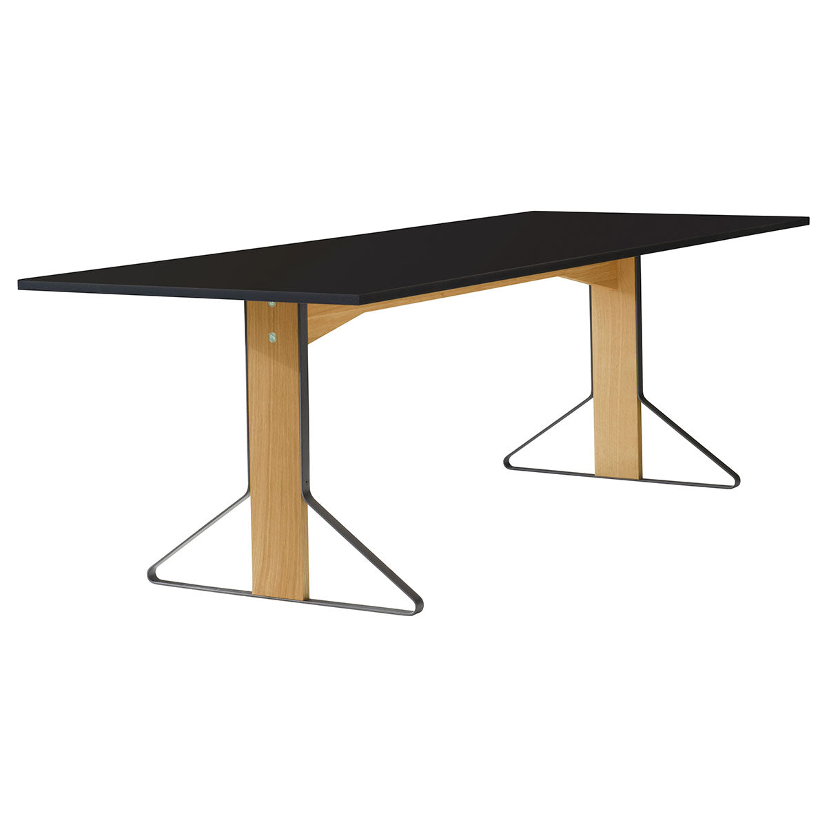 Kaari Table 240cm | Black HPL Top