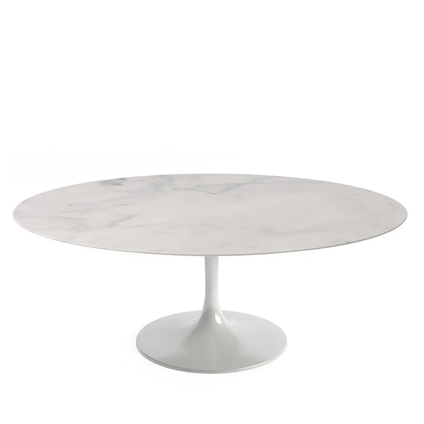 Saarinen Coffee Table 107cm | Grey Statuarietto Marble Top