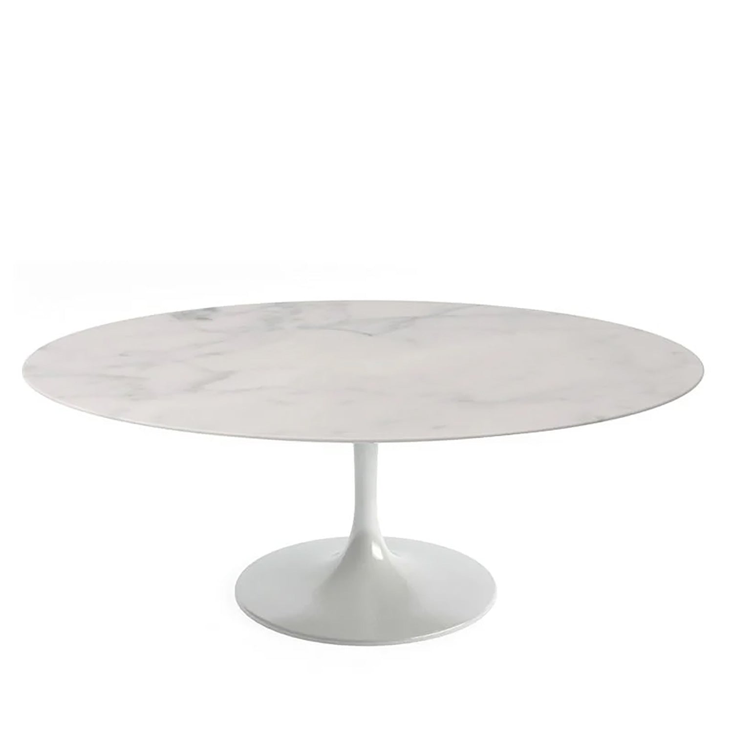 Saarinen Coffee Table 107cm | Grey Statuarietto Marble Top