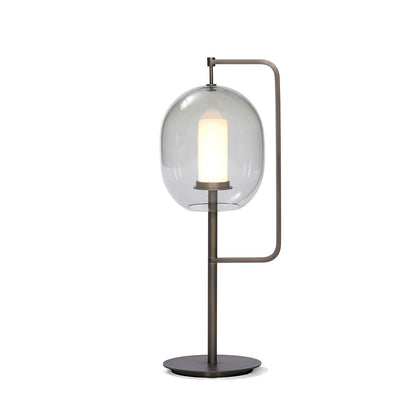 Lantern Table Lamp | Burnished Brass