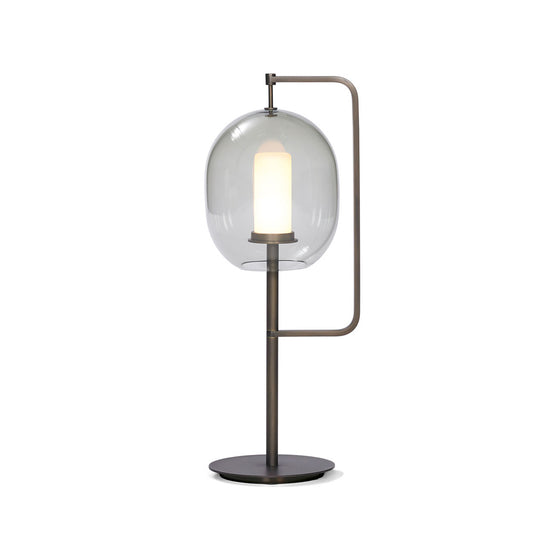 Lantern Table Lamp | Burnished Brass