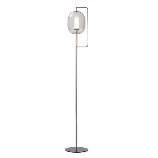 Lantern Tall Floor Lamp | Burnished Brass